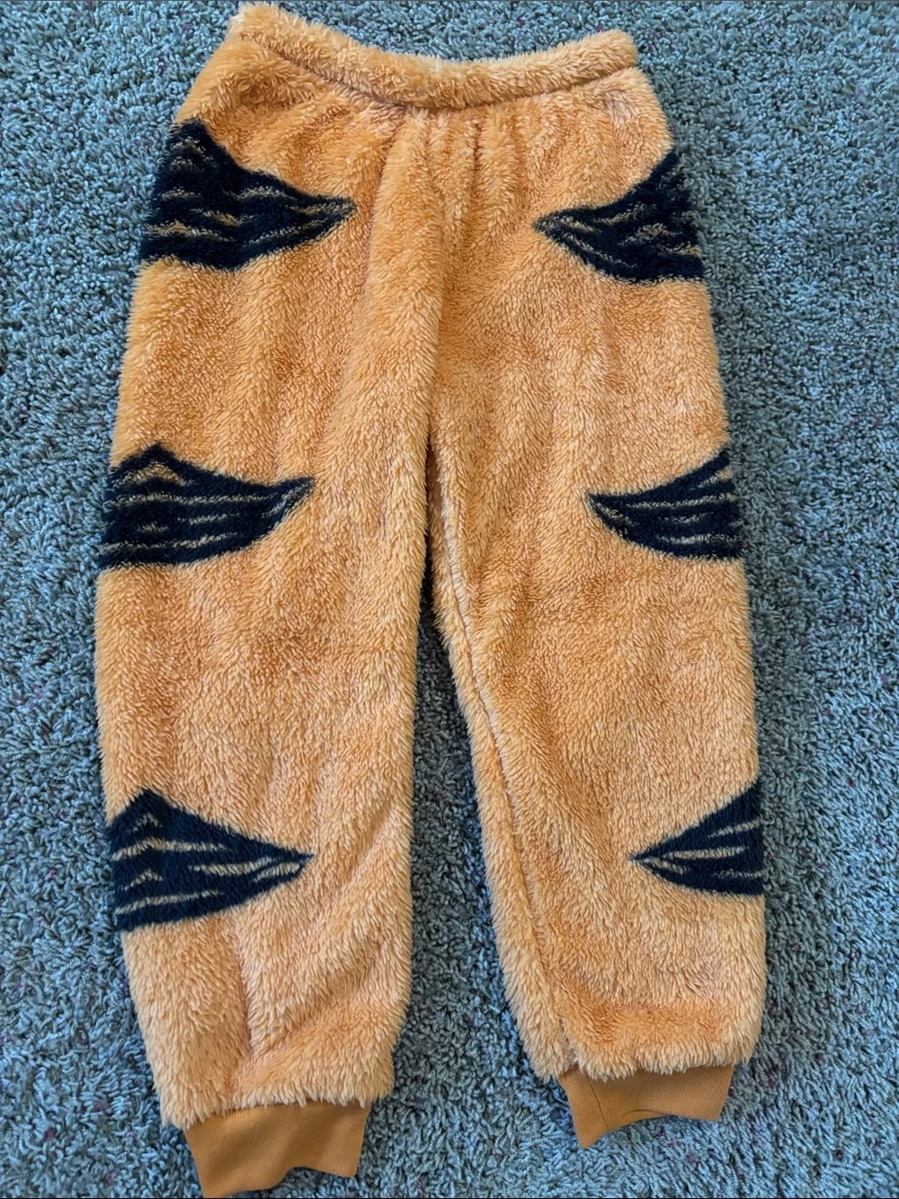 Disney Winnie the Pooh Tigger Kids Fuzzy Two-Piece Pajama Costume - Sz 5/6 NWT